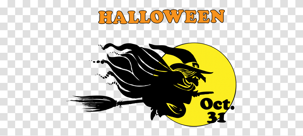 Riding Witches On Halloween History, Poster, Advertisement, Hat, Clothing Transparent Png