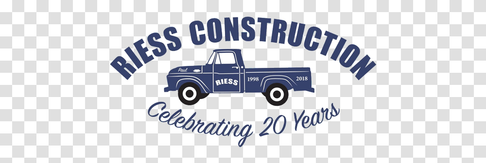 Riess Construction Automotive Decal, Truck, Vehicle, Transportation, Flyer Transparent Png