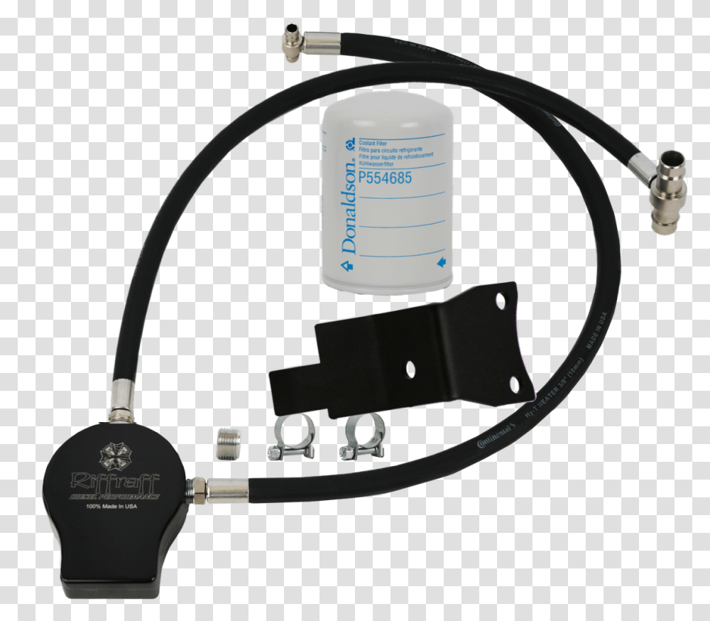 Riffraff Diesel Coolant Filtration System Filter Cable, Steamer, Adapter, Electrical Device, Water Transparent Png