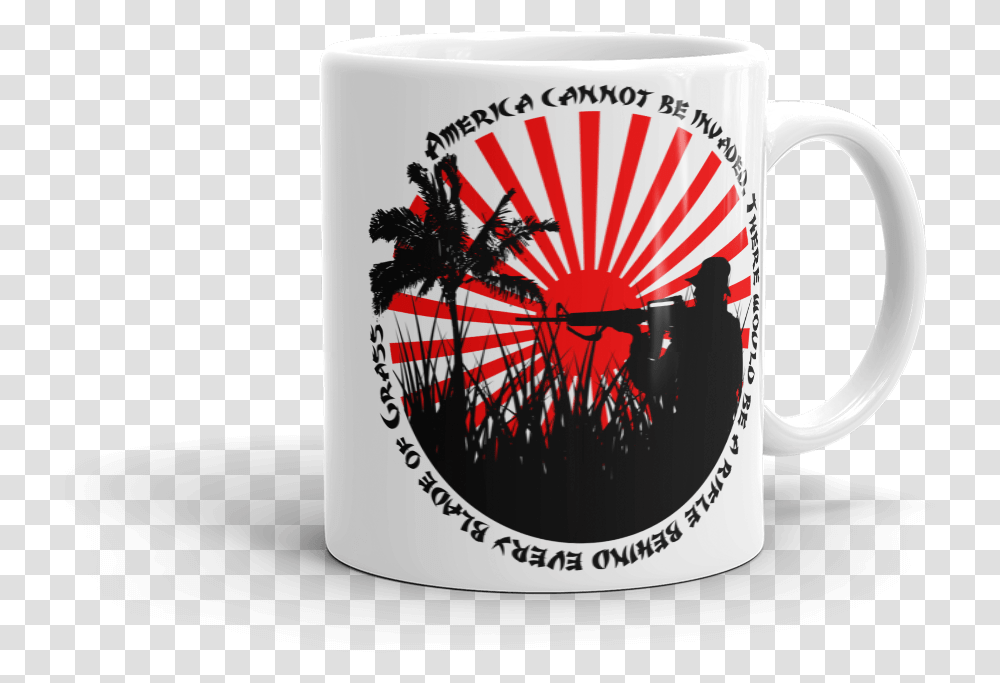 Rifle Behind Every Blade Of Grass Coffee Cup, Espresso, Beverage, Drink, Latte Transparent Png