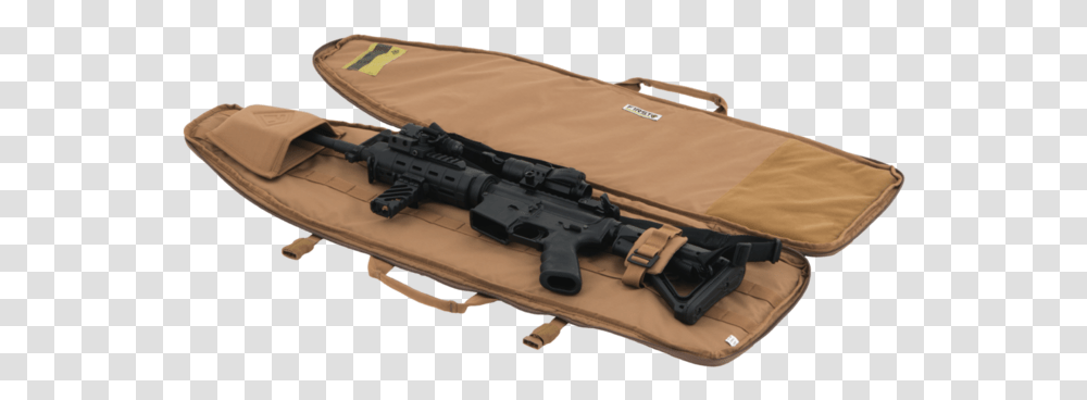 Rifle Sleeve 36 Black Coyote Loaded Rifle, Gun, Weapon, Weaponry, Machine Gun Transparent Png