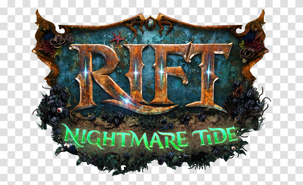 Rifts Nightmare Tide Beta Extended Rift Game Logo Psd, Painting, Art, Leisure Activities, Text Transparent Png