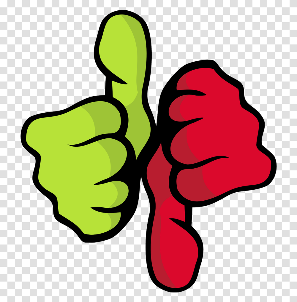 Right And Wrong, Hand, Fist Transparent Png