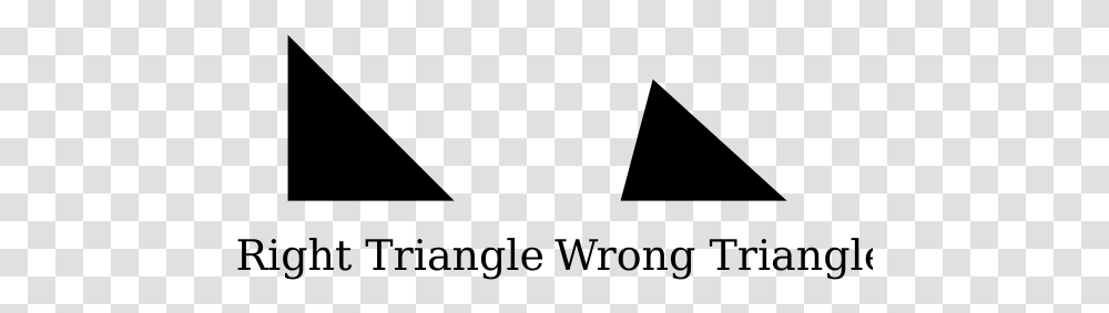Right And Wrong Triangles Triangle, Gray, World Of Warcraft Transparent Png