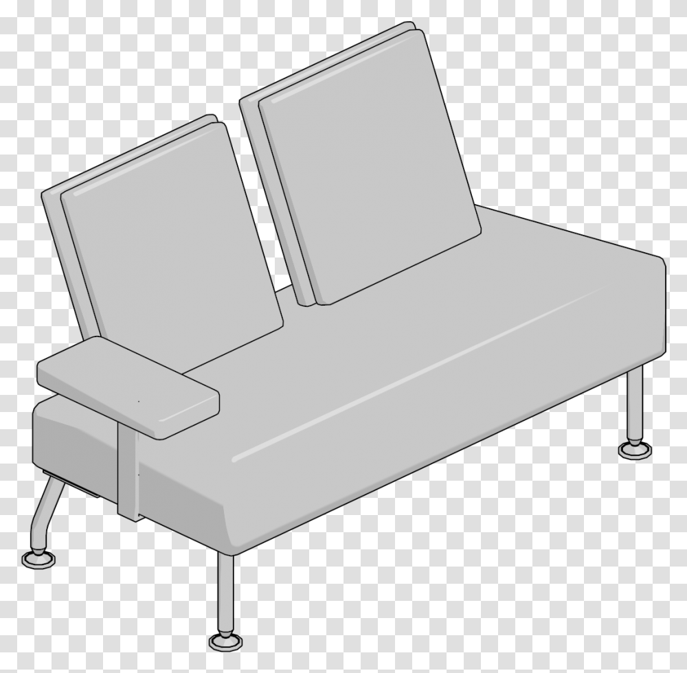 Right Arm Studio Couch, Furniture, Chair, Bench, Lighting Transparent Png