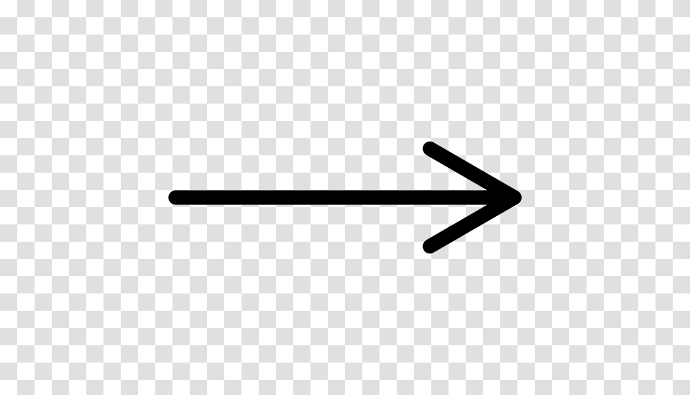 Right Arrow Of Straight Thin Line, Label, Word Transparent Png