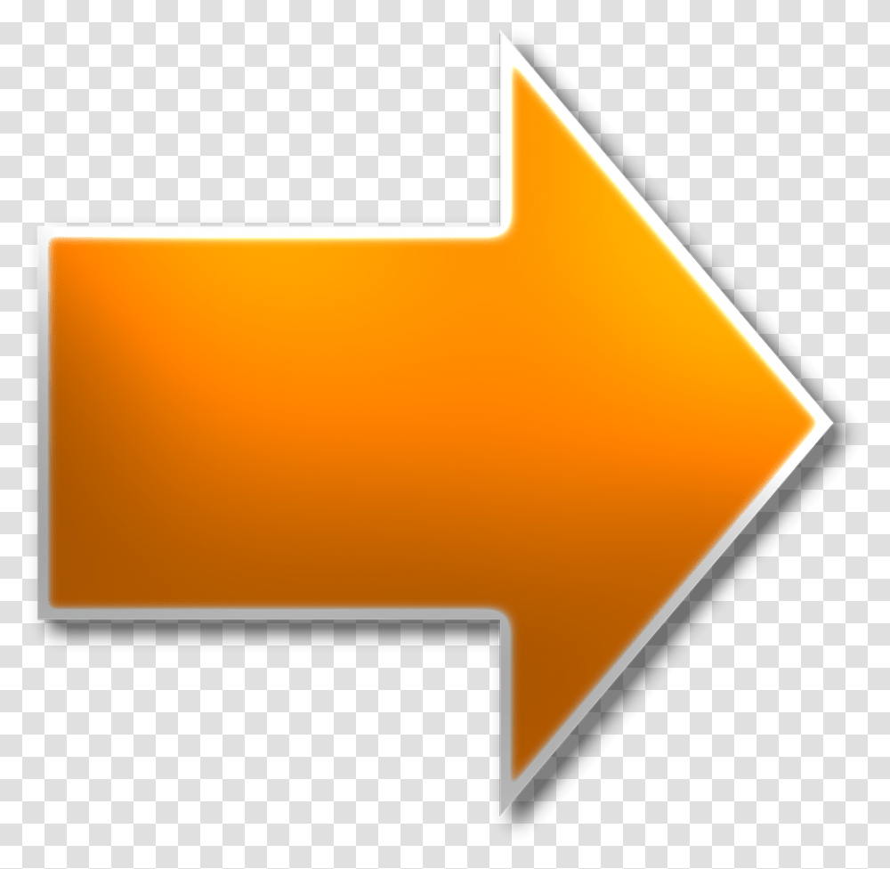 Right Arrow Orange, Logo, Trademark, Envelope Transparent Png