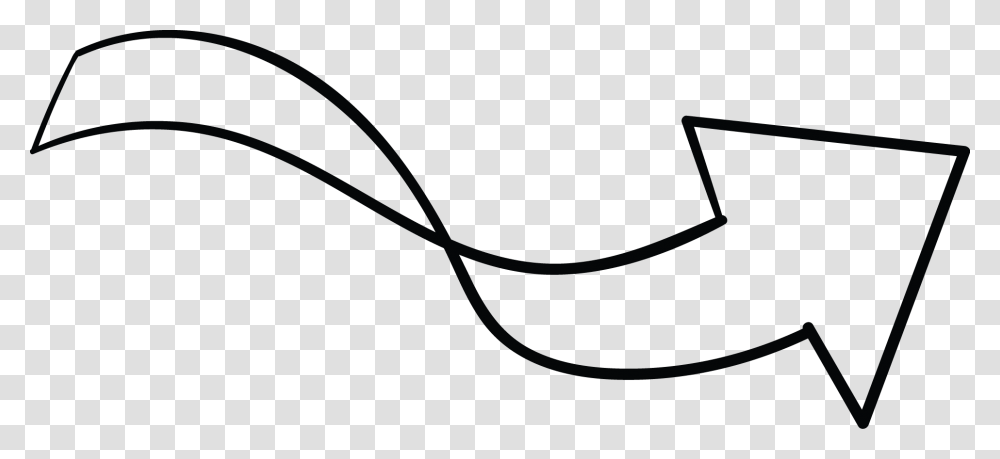 Right Arrow White Twist Tail Doodle Twist Twisted Arrow, Hat, Photography Transparent Png