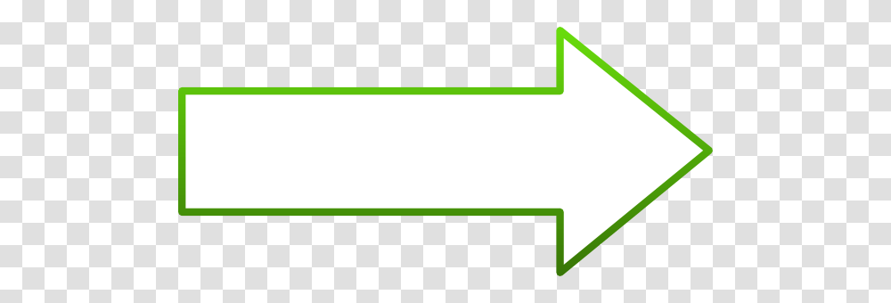 Right Arrow White With Green Border Clip Art, White Board, Word Transparent Png