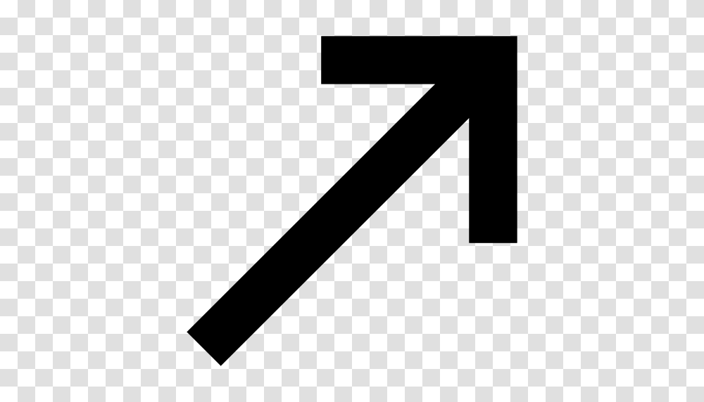 Right Corner Arrow Sign, Number, Axe Transparent Png