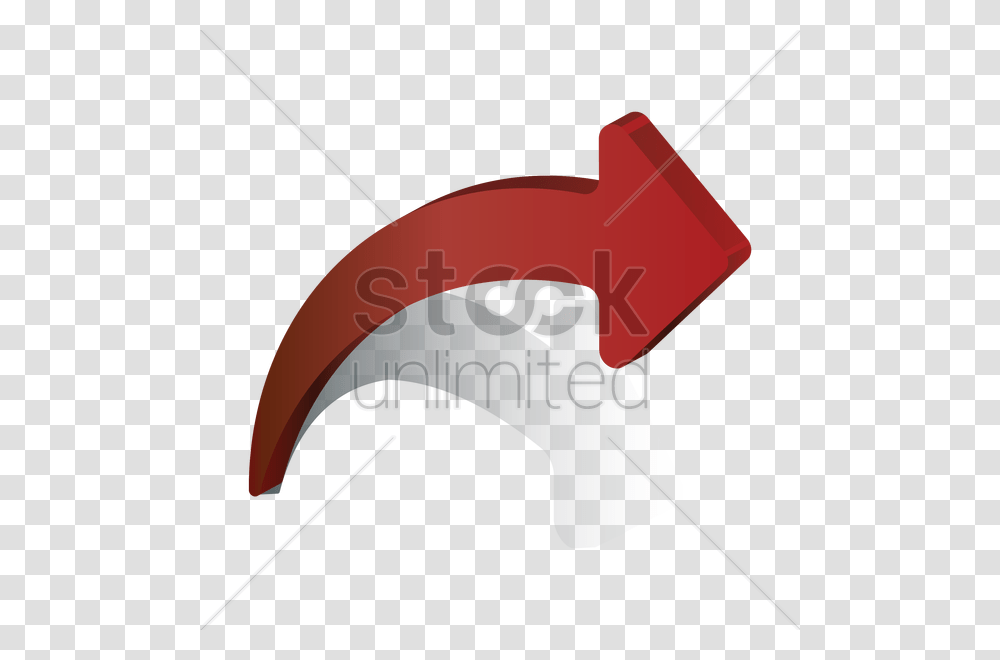 Right Curved Arrow Vector Image, Axe, Tool, Brake, Canopy Transparent Png