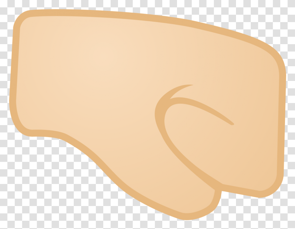 Right Facing Fist Light Skin Tone Icon, Food, Plant, Sand, Outdoors Transparent Png