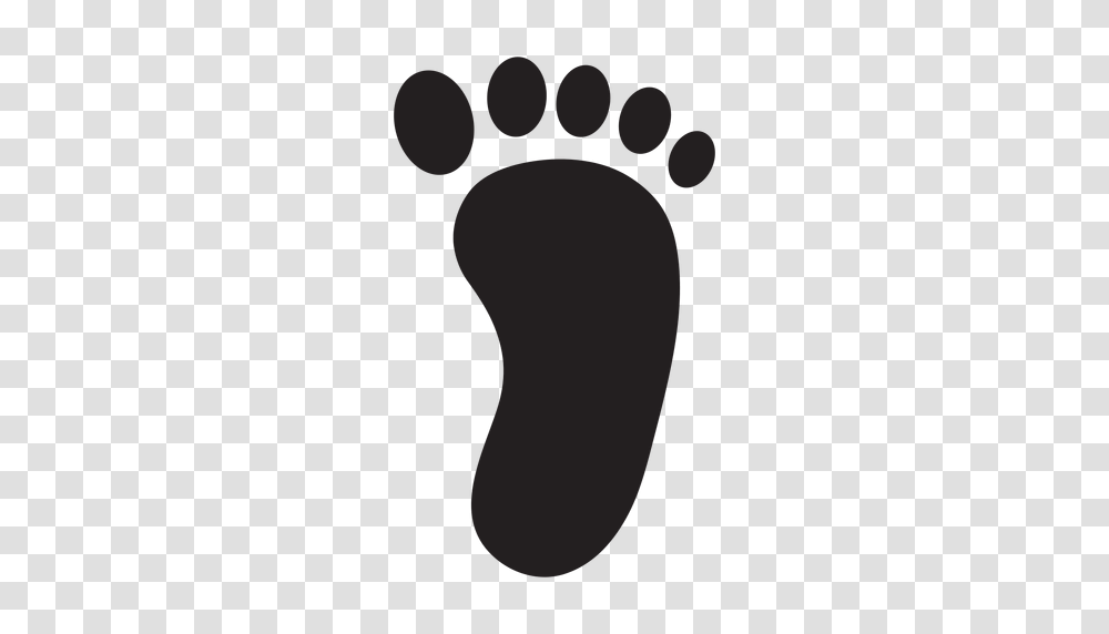 Right Foot Footprint Silhouette, Moon, Outer Space, Night, Astronomy Transparent Png