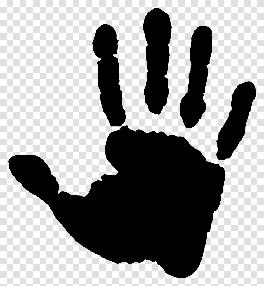 Right Hand Print Black Clipart Download Black Right Hand Print, Gray, World Of Warcraft Transparent Png
