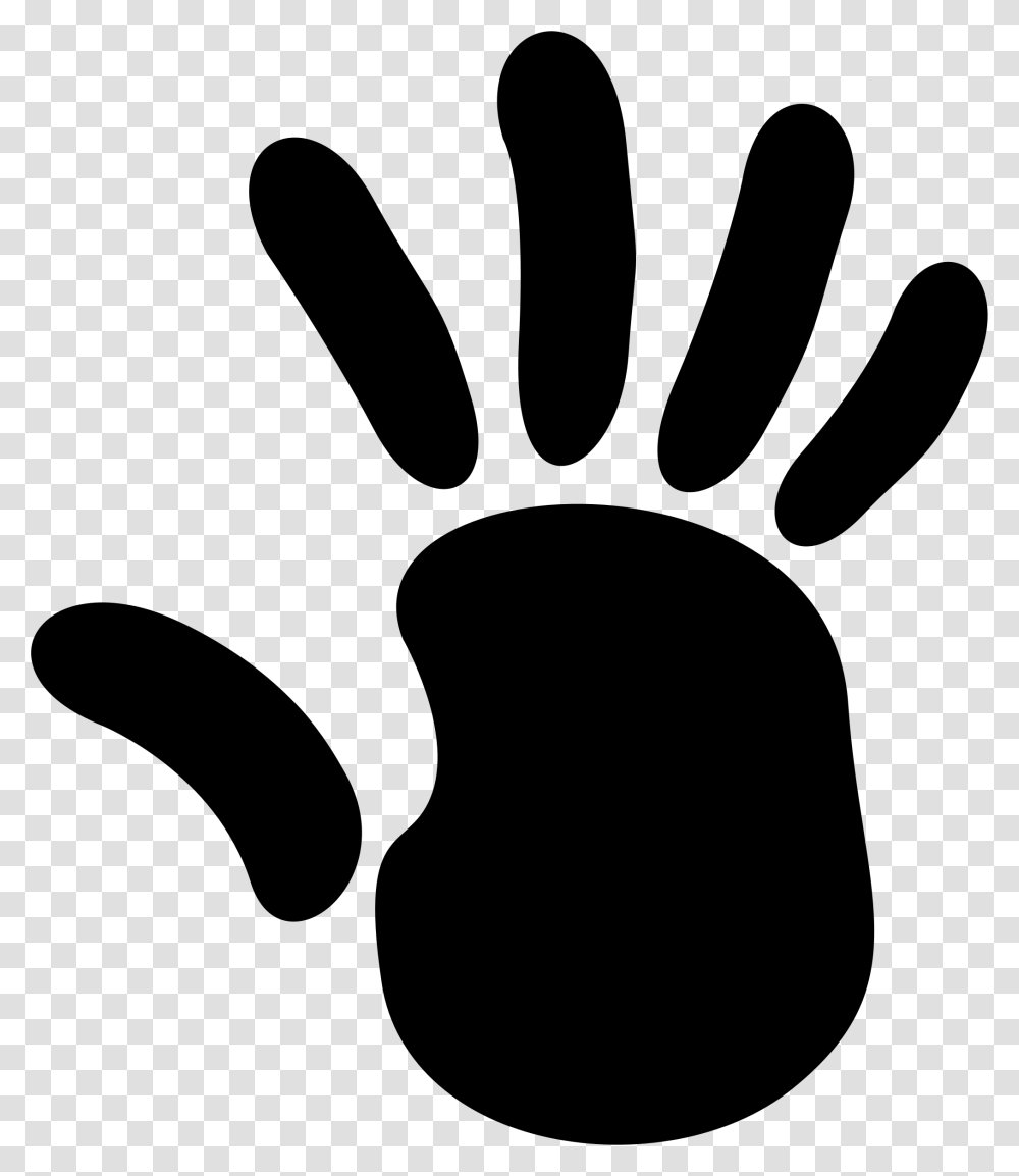 Right Handprint Clip Arts Hand Prints Right, Gray, World Of Warcraft Transparent Png
