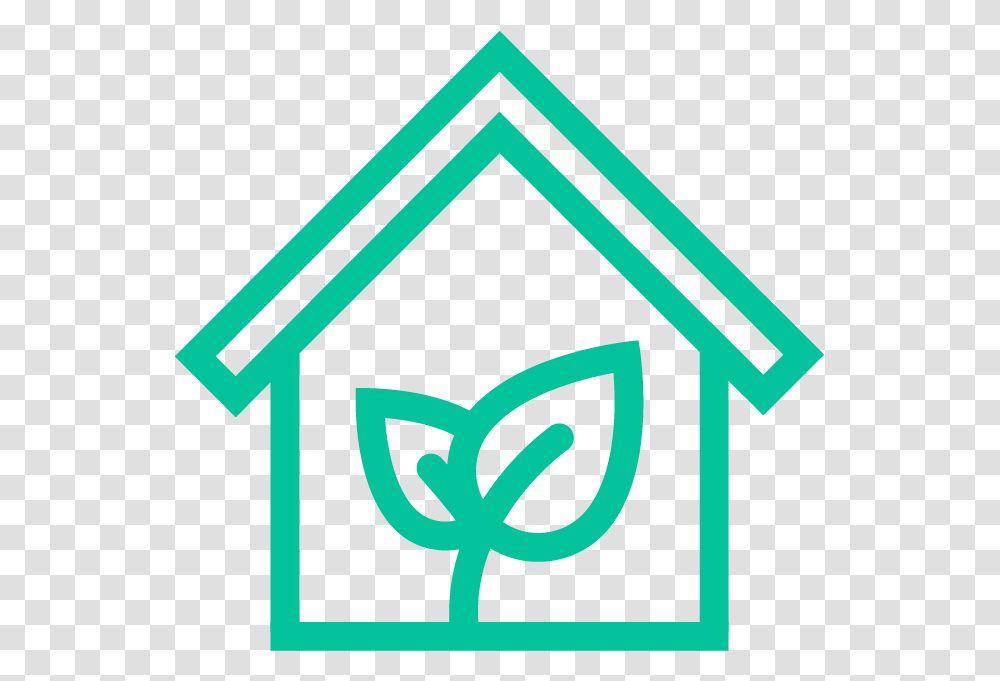 Right It's A Straightforward Idea Home Icon, Sign, Triangle, Recycling Symbol Transparent Png