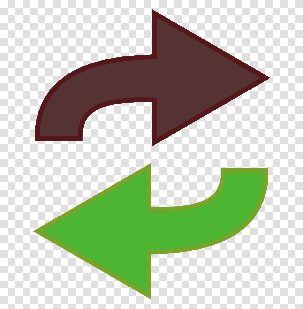 Right Left Arrows Green Red, Axe, Tool, Logo Transparent Png