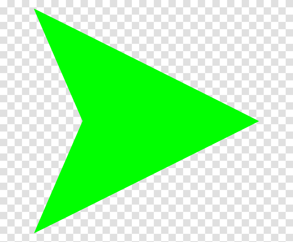 Right Light Green Arrow, Lighting, Triangle, Star Symbol Transparent Png