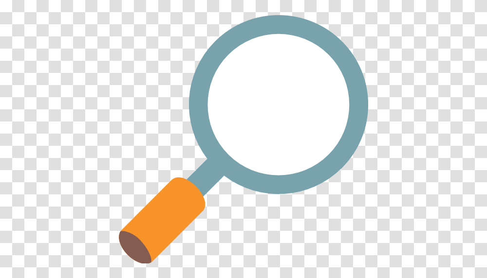 Right Pointing Magnifying Glass Emoji For Facebook Email Magnifying Glass Emoji Black Background, Hammer, Tool, Tape,  Transparent Png