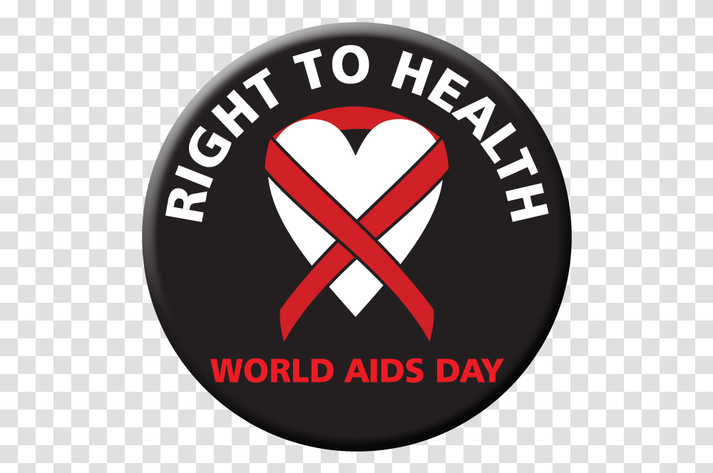 Right To Health World Aids Day Heart With Red Ribbon Ujima Radio, Logo, Trademark, Label Transparent Png