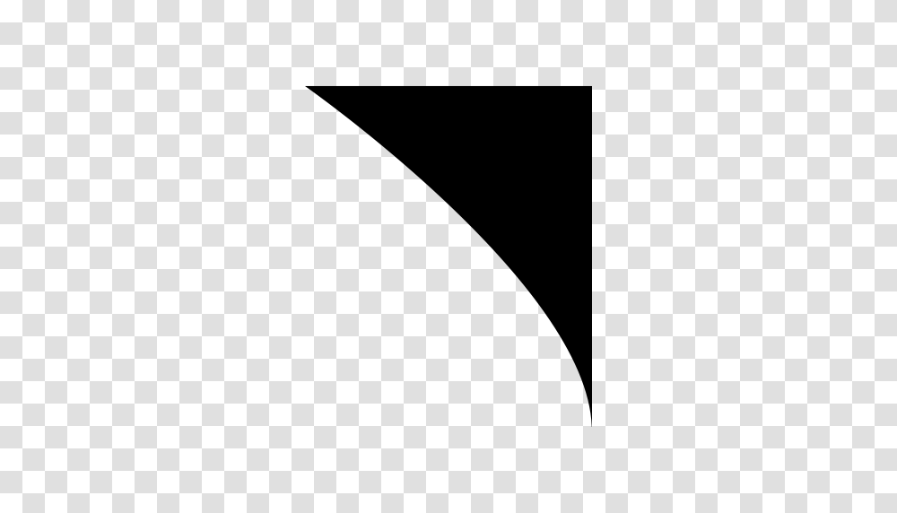 Right Triangle Flat Monochrome Icon With And Vector Format, Gray, World Of Warcraft Transparent Png