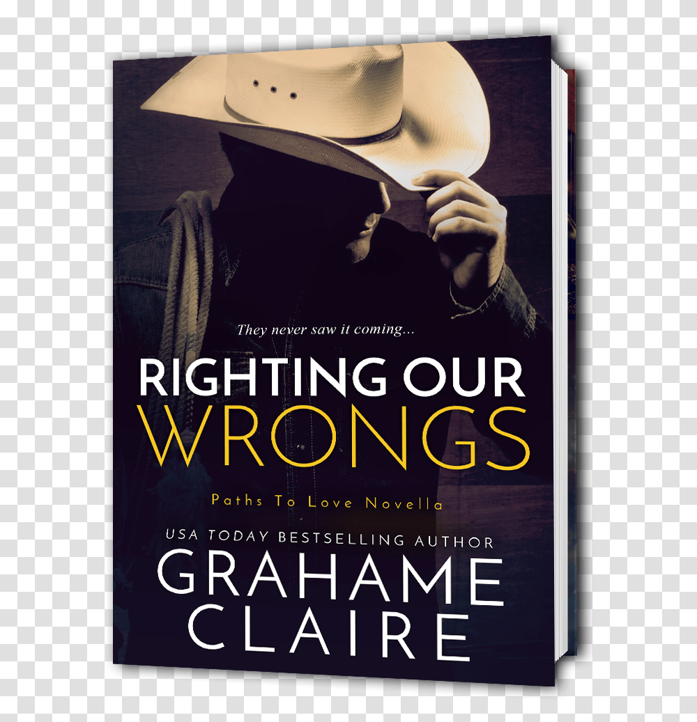 Righting Our Wrongs 3d Book Poster, Apparel, Hat, Advertisement Transparent Png