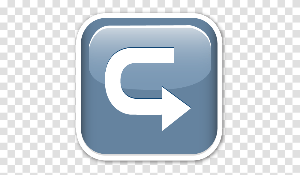 Rightwards Arrow With Hook 6 Emoji, Label, Text, Logo, Symbol Transparent Png