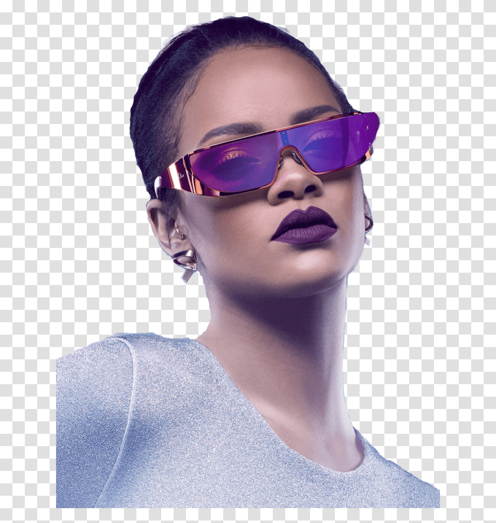Rihanna 7 Image Rihanna Dior Sunglasses, Accessories, Accessory, Person, Human Transparent Png