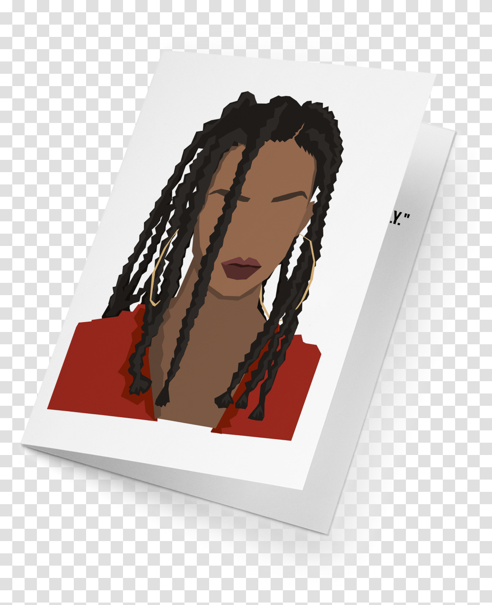 Rihanna Card Illustration, Text, Rug, Label Transparent Png