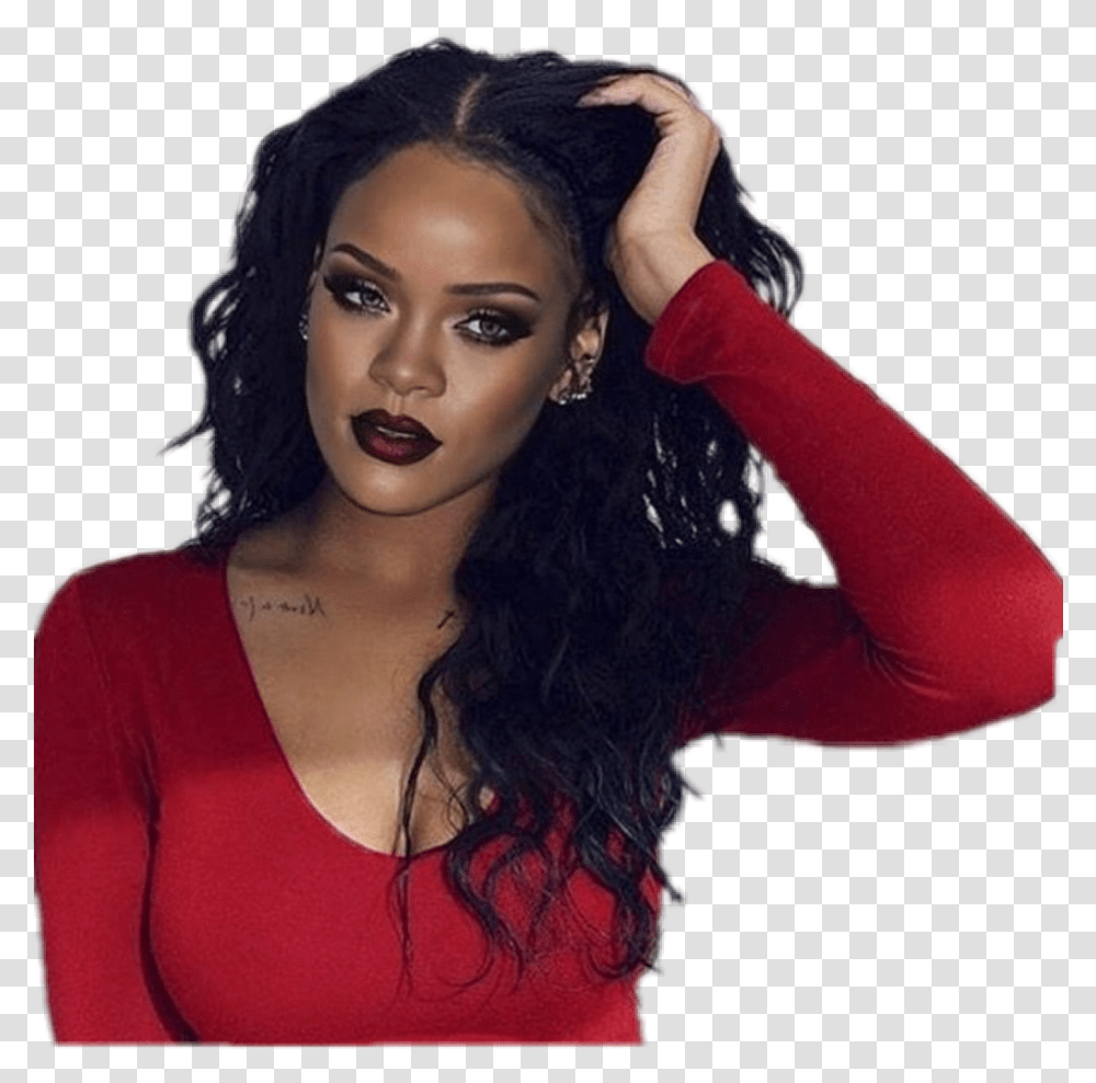 Rihanna Girl Aesthetic Singer Rihanna, Face, Person, Female, Clothing Transparent Png