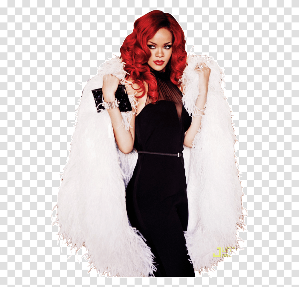 Rihanna Red Hair, Apparel, Person Transparent Png