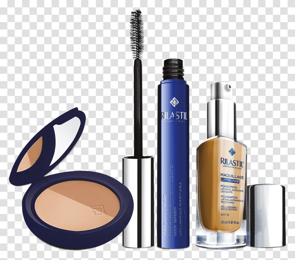 Rilastil Foundation, Cosmetics, Mascara, Lipstick Transparent Png