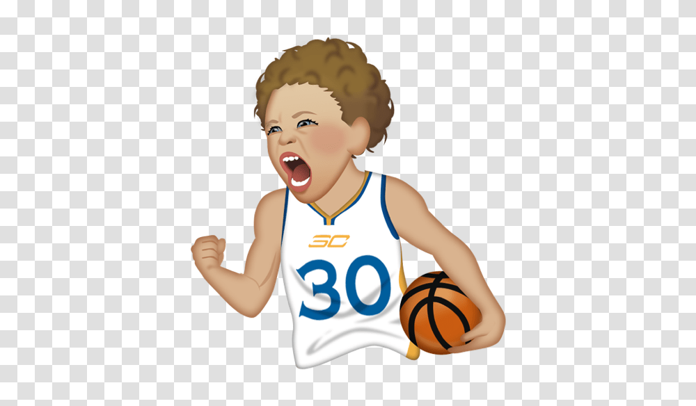Riley Curry Rules Stephens Emoji App, Person, Human, People, Team Sport Transparent Png