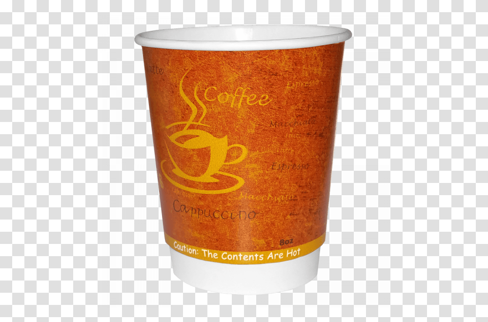 Rimini Double Wall Paper Cup Glass Cup Coffee Paper, Coffee Cup, Beer, Alcohol, Beverage Transparent Png