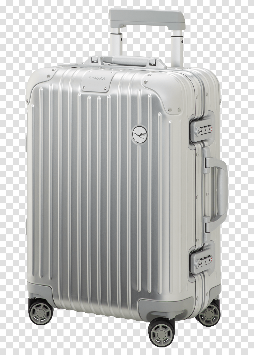 Rimowa Classic Lufthansa Edition Cabin Silver, Luggage, Suitcase, Truck, Vehicle Transparent Png