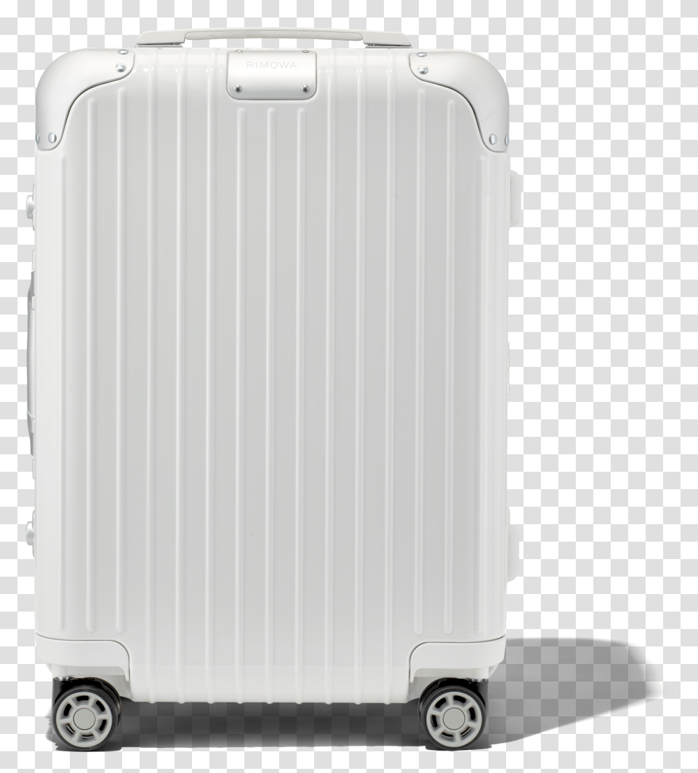 Rimowa Trunk Plus White, Luggage, Suitcase, Crib, Furniture Transparent Png