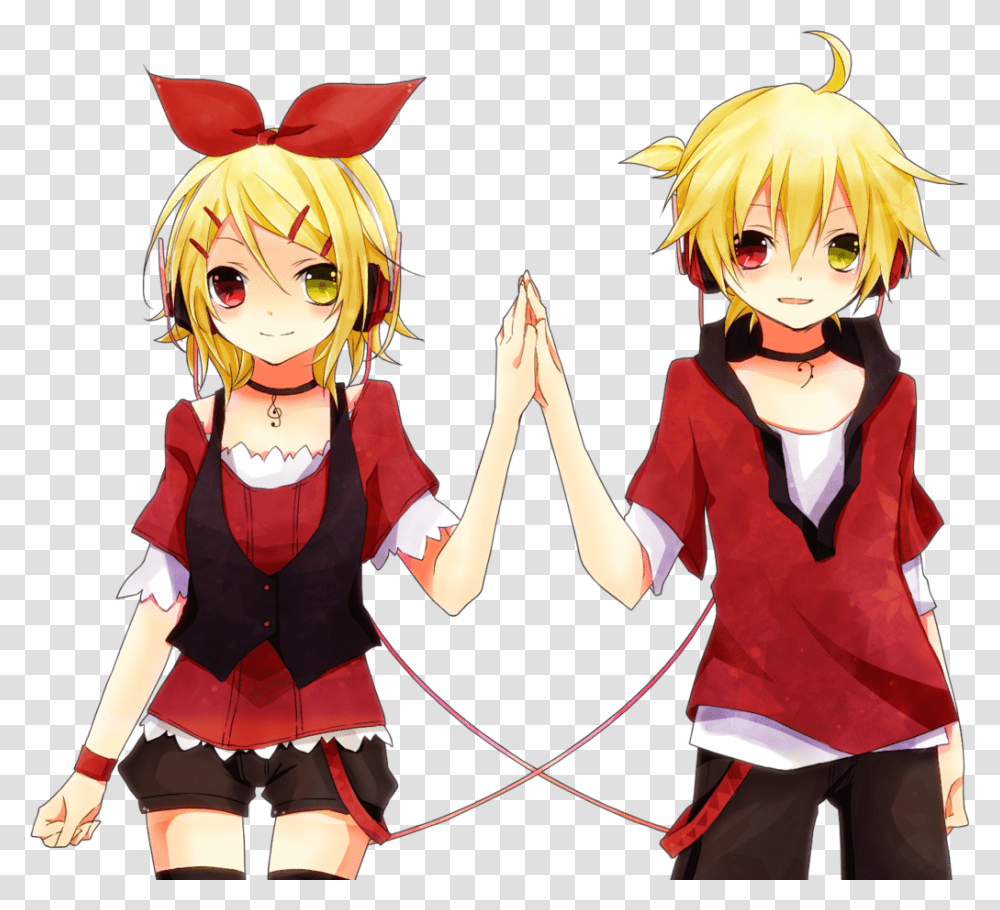 Rin Kagamine Vocaloid Image Anime Vocaloid Rin Amp Len, Comics, Book, Manga, Person Transparent Png