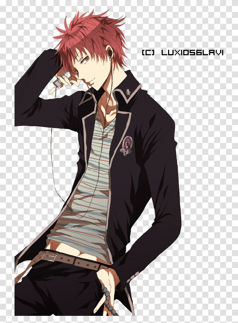 Rin Okumura Anime Guy School Uniform, Manga, Comics, Book, Person Transparent Png