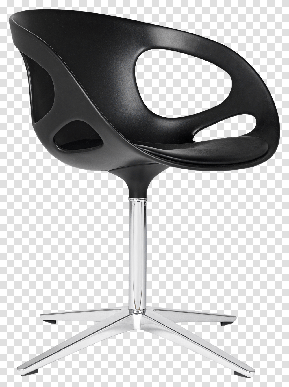 Rin Soft Leather Black Rin Stol Fritz Hansen, Chair, Furniture, Sunglasses, Accessories Transparent Png