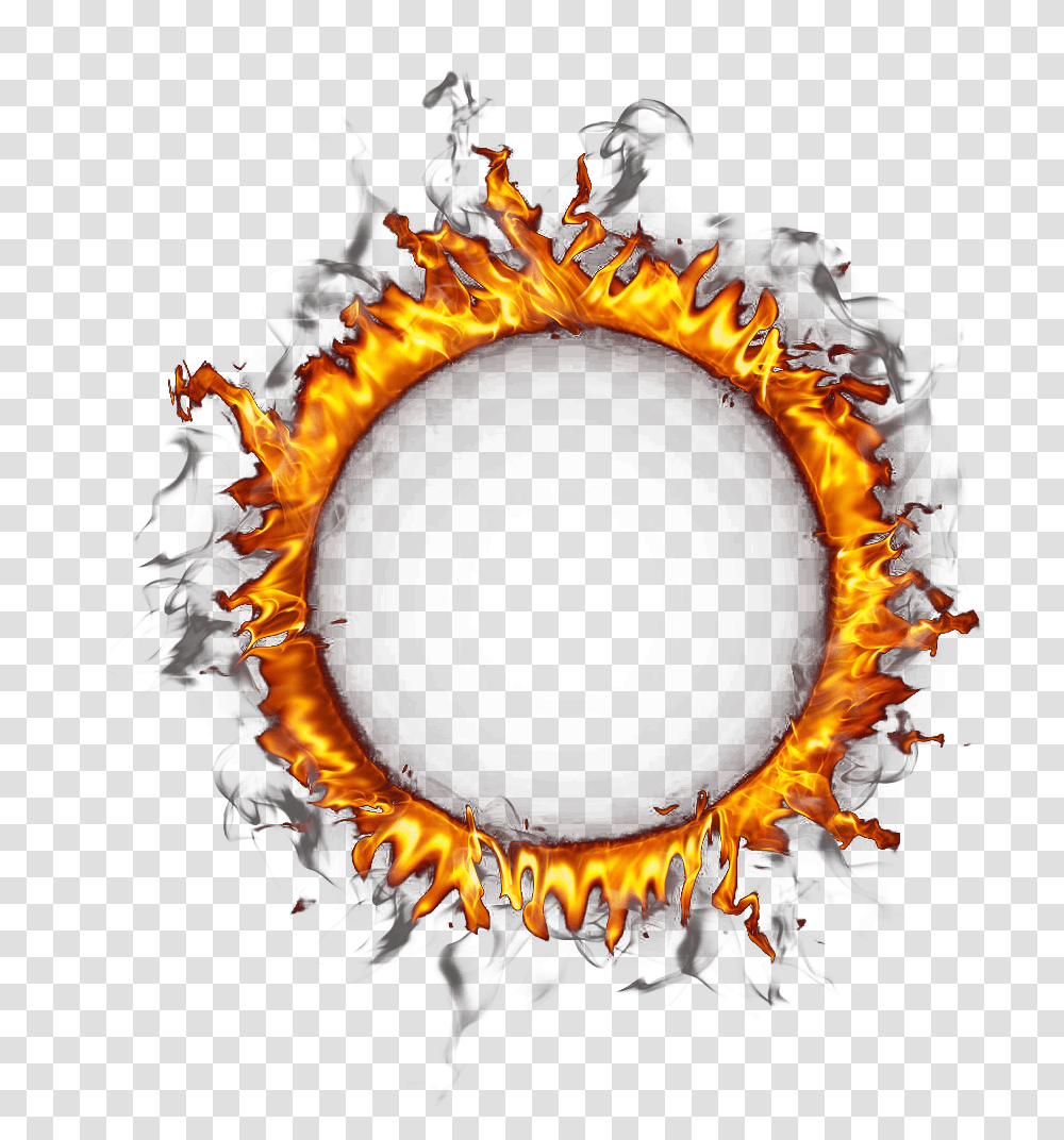 Ring Border Circle Download Free Image Fire Circle, Bonfire, Flame Transparent Png