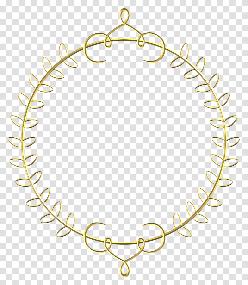 Ring Border Gold, Oval, Bracelet, Jewelry, Accessories Transparent Png
