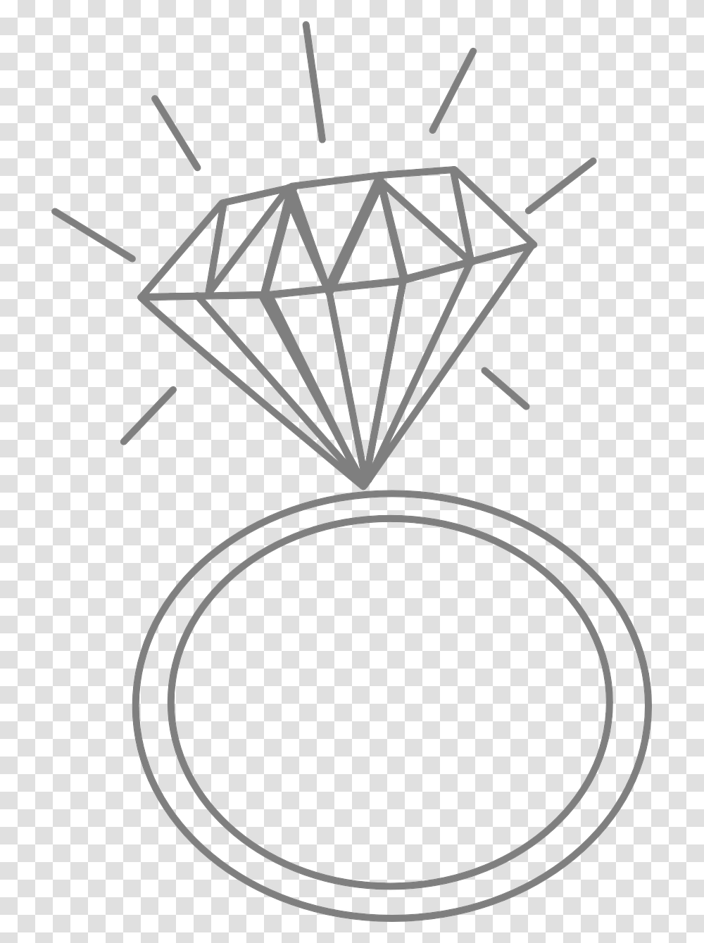 Ring Clipart Black And White, Jewelry, Accessories, Accessory, Diamond Transparent Png