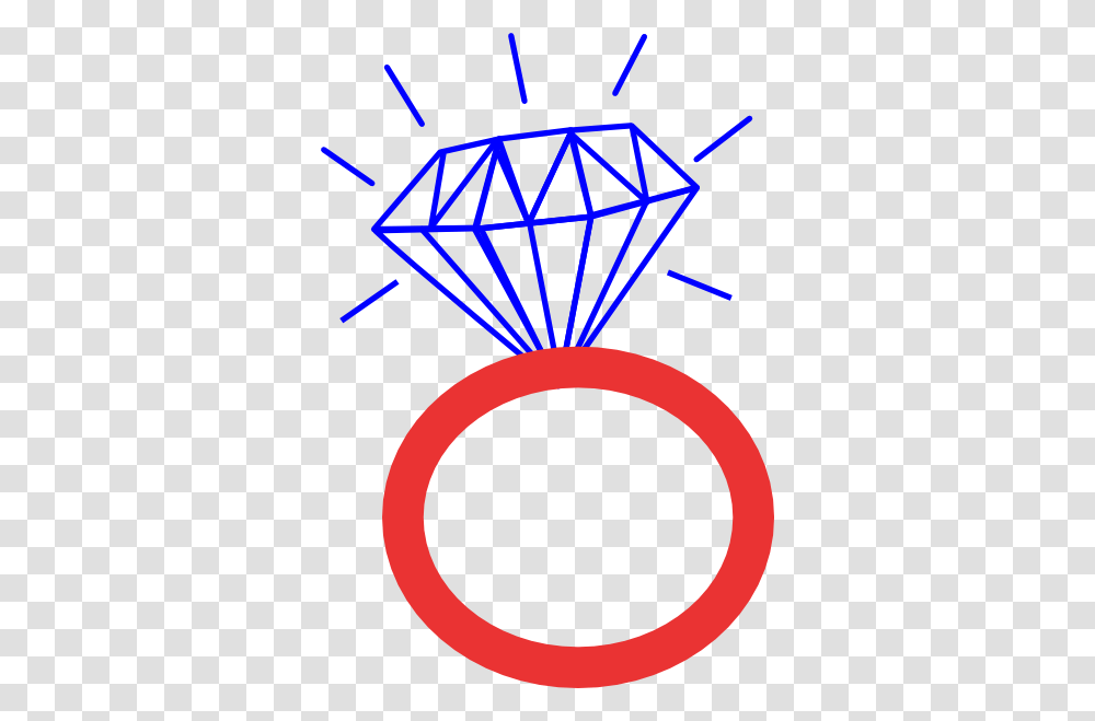 Ring Clipart Red Diamond, Logo, Trademark, Gemstone Transparent Png