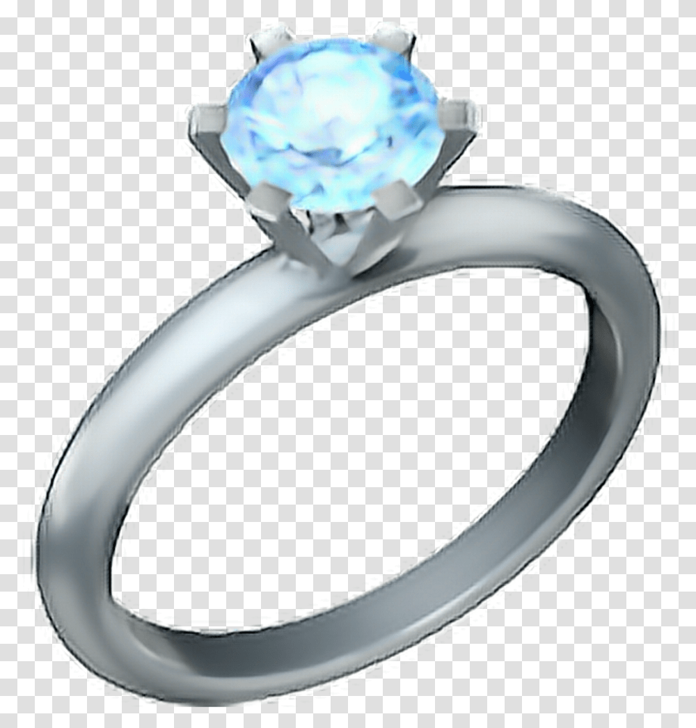 Ring Diamond Iphone Ring Emoji, Jewelry, Accessories, Accessory, Platinum Transparent Png