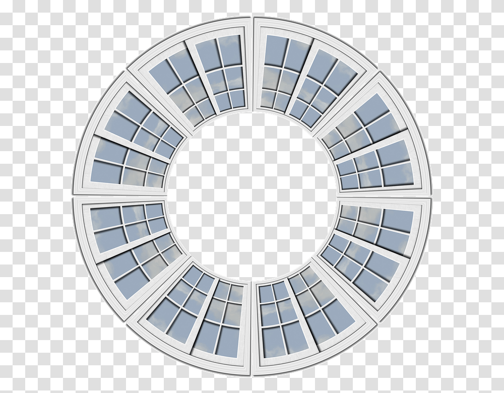Ring District Window Round Background Form Data Processing Impact Assessment, Architecture, Building, Hole, Porthole Transparent Png