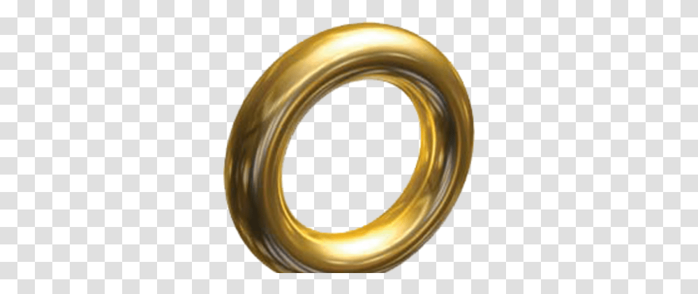 Ring Gold Sonic Rings, Horn, Brass Section, Musical Instrument, Bugle Transparent Png