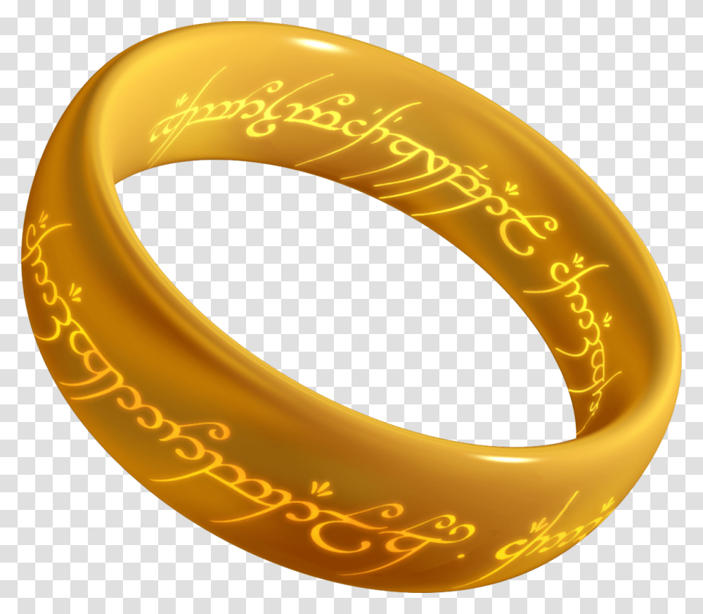 Ring Lord Of The Rings, Banana, Fruit, Plant, Food Transparent Png