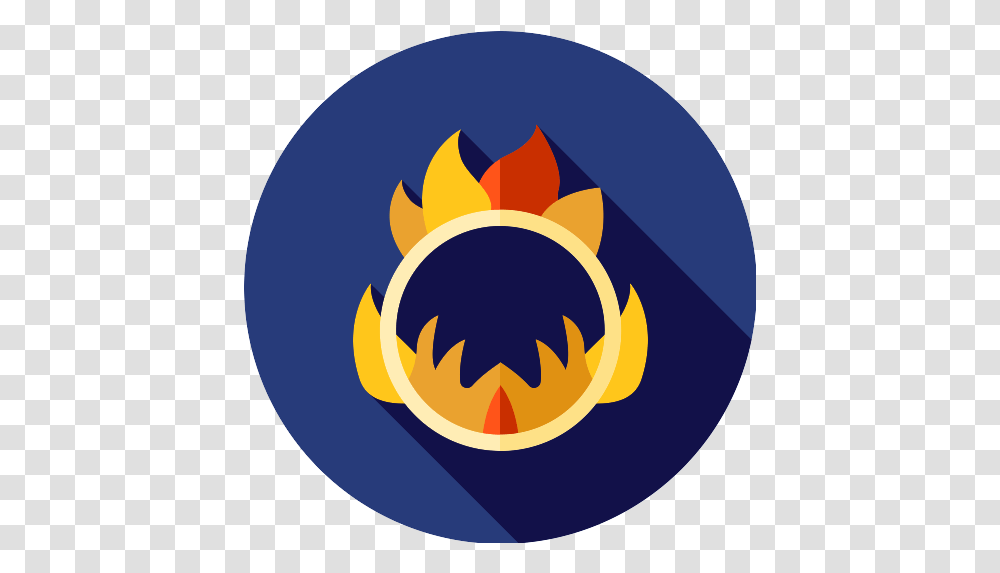 Ring Of Fire Icon Circle, Halloween, Flame, Symbol Transparent Png