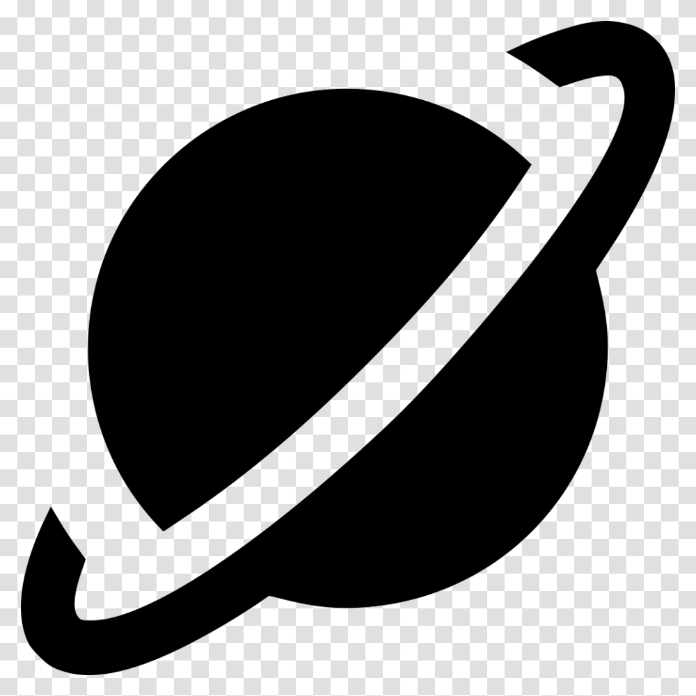 Ring Planet, Apparel, Hat, Stencil Transparent Png
