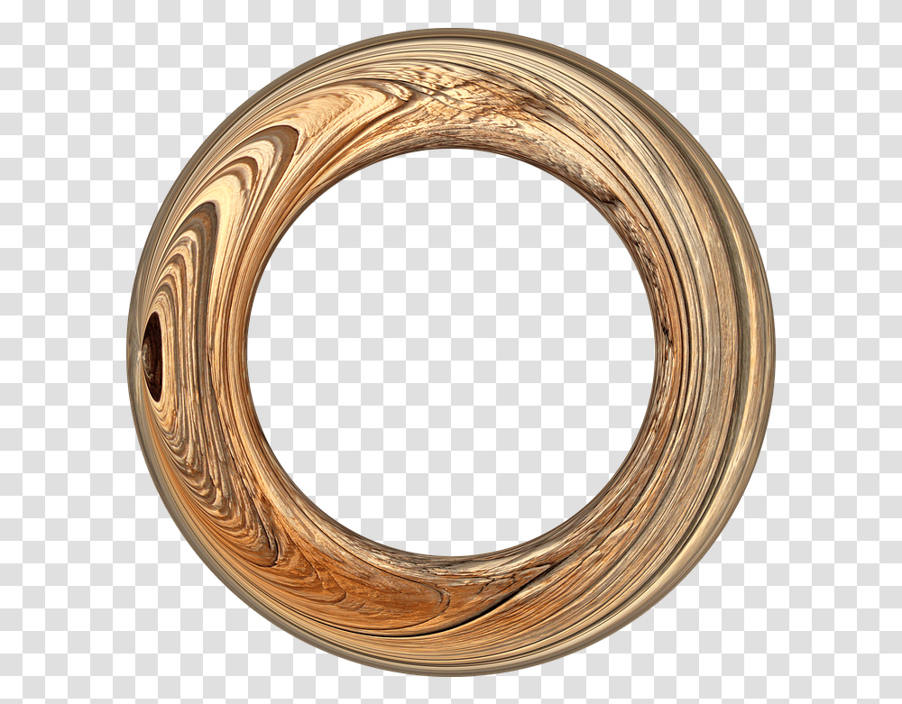 Ring Round Pattern Wood Holzartig Circle Movement Circulos De Madeira, Bronze, Gold, Accessories, Accessory Transparent Png